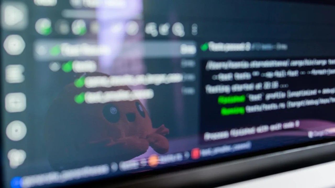 Laptop Screen Software Interface