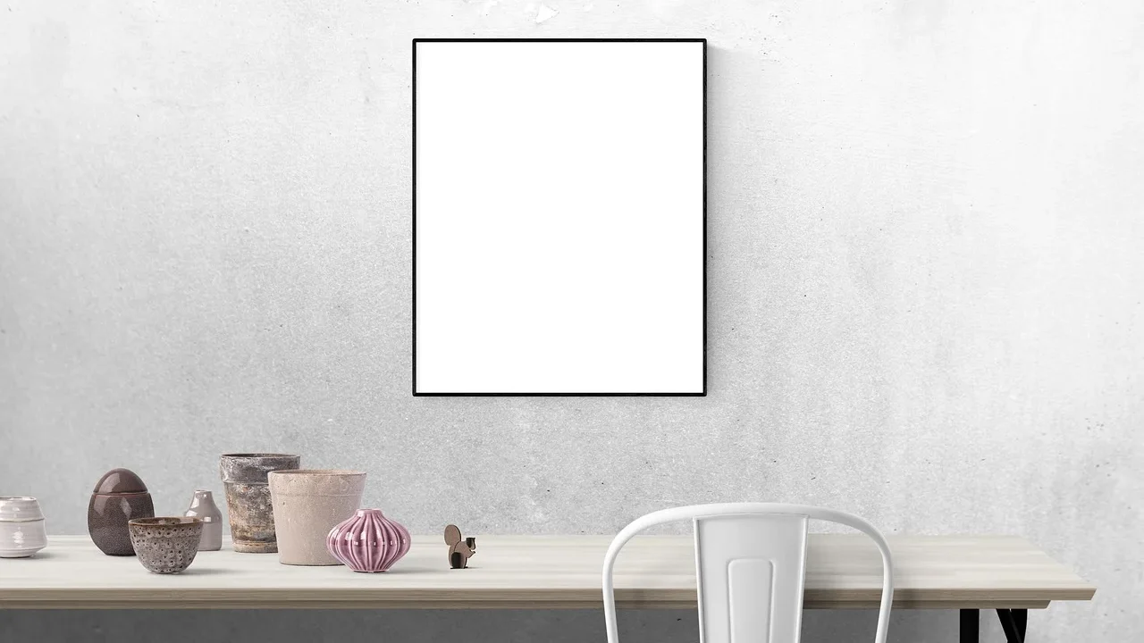 Photo Studio White Wall Minimalist Furniture